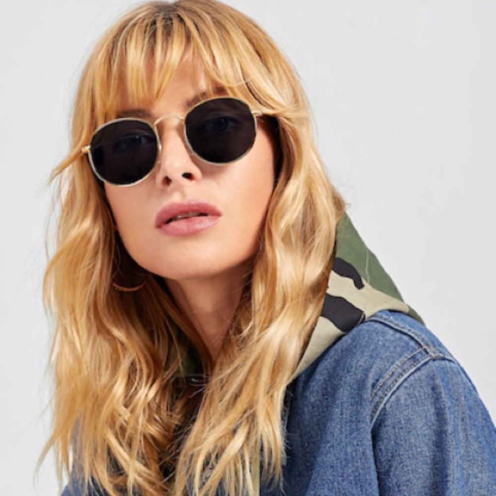 Gold Framed Sunglasses